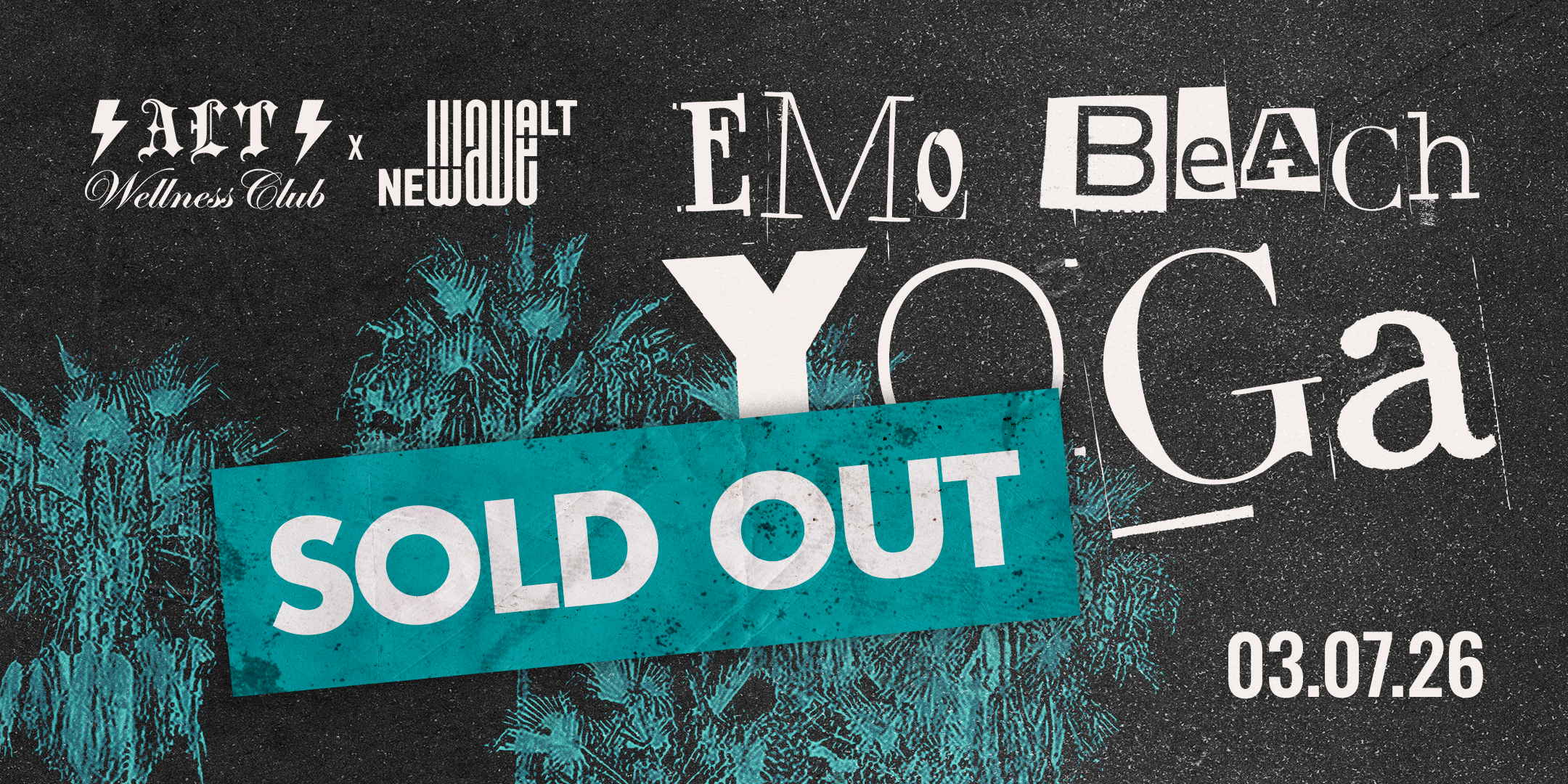 Beach Yoga Event SOLD OUT Flyer